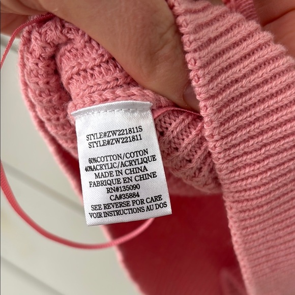 Pink Knit Crop Top - Picture 5 of 5